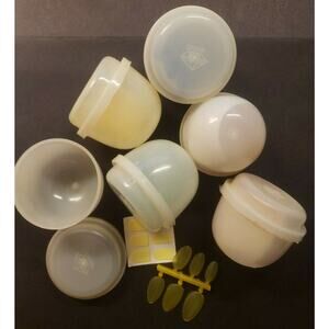 Vintage Gumball Vending Fake Fingernail Capsules Prize Toys Lot of 6 NOS    B249